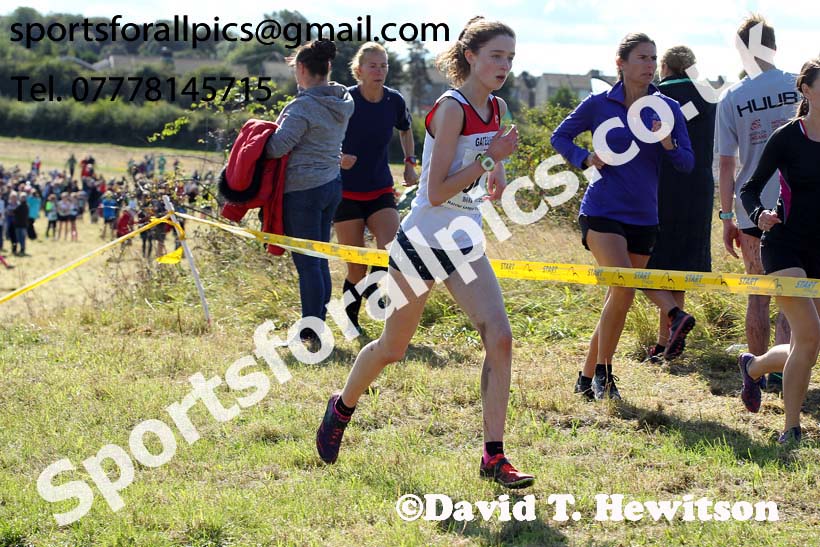 Womens under-17s  and under-20s 2019 Start Fitness Harrier league, Wrekenton, Gateshead. Photo: David T. Hewitson/Sports for All Pics